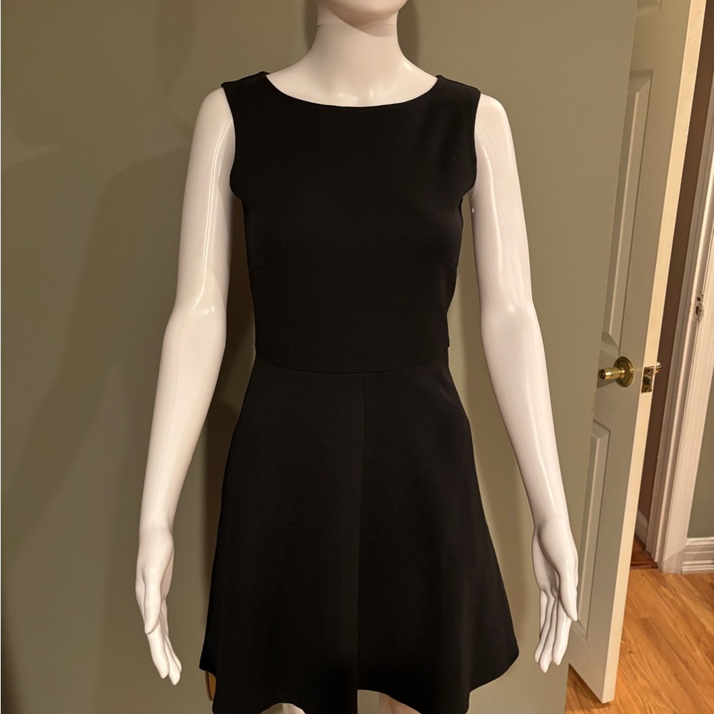 Black Sleeveless Dress with back detail